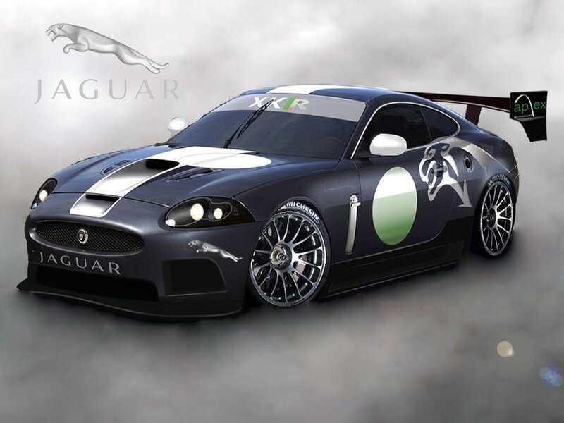 Black Race Car — Dramatic, Digital Art, Logo