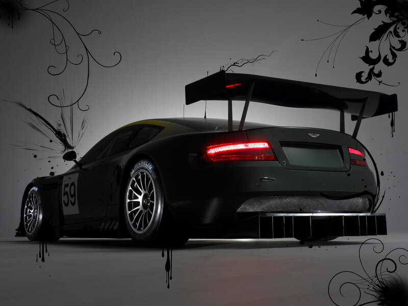 Black Race Car — Dramatic, Digital Art, Number 59