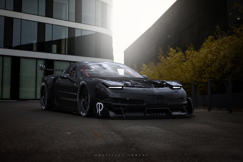 Black Race Car — Dramatic, Morning