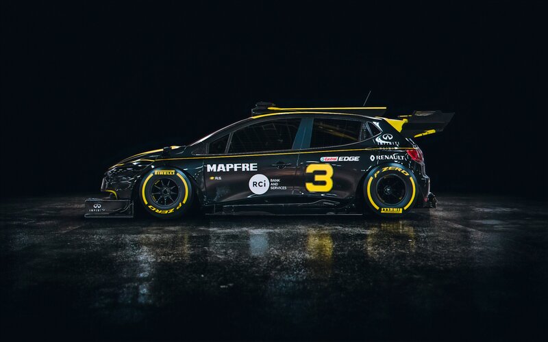 Black Race Car — Dramatic, Night, Photograph, Number 3