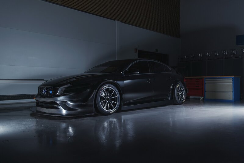 Black Race Car — Dramatic, Night, Photograph, Tool Cabinet