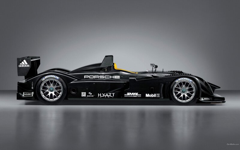 Black Race Car — Dramatic, Photograph, Adidas, Michelin, Dhl