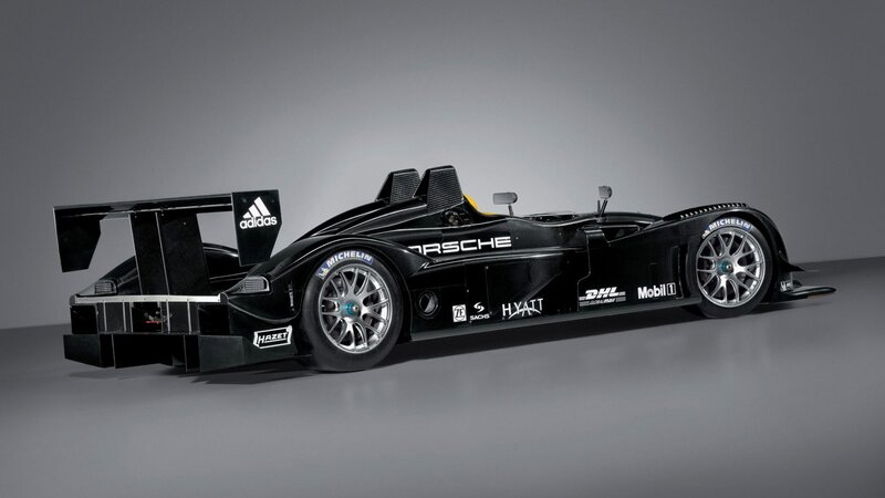 Black Race Car — Dramatic, Photograph, Adidas