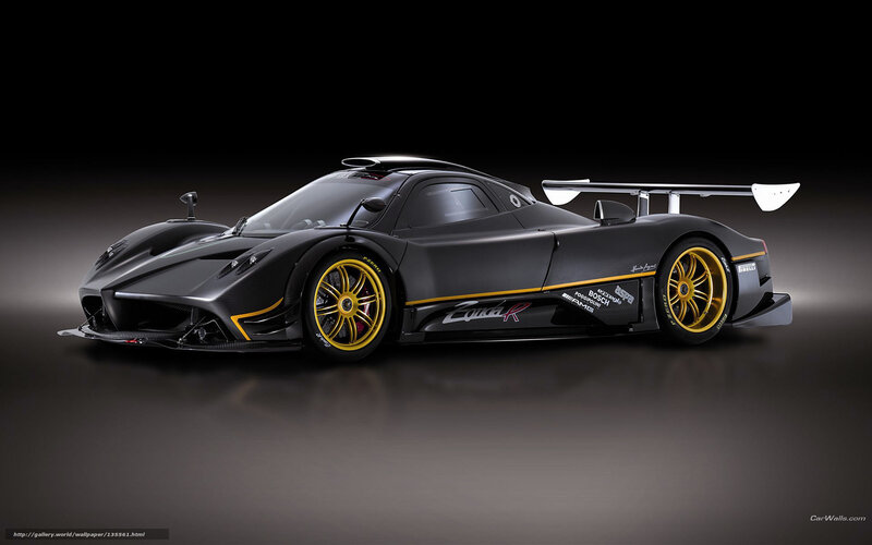Black Race Car — Dramatic, Photograph, Gold Wheels, Rear Wing