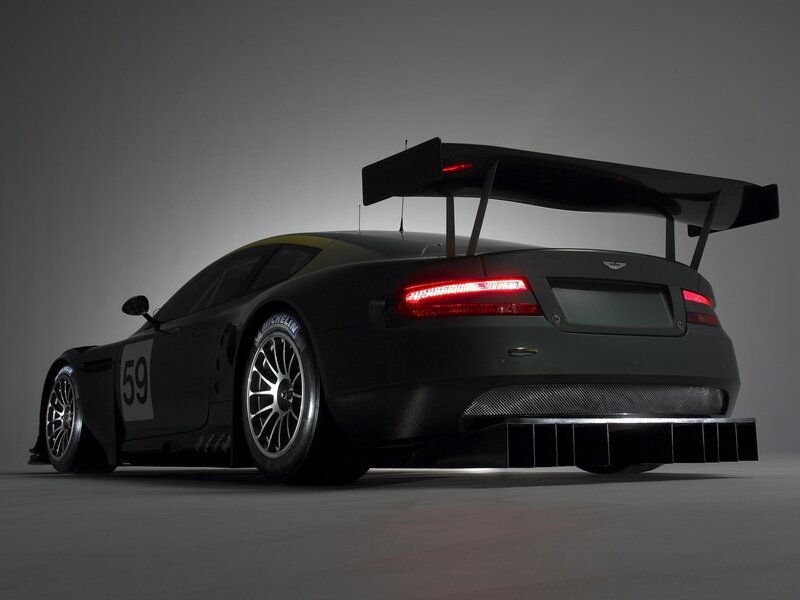 Black Race Car — Dramatic, Photograph, Number 59, Large Wing