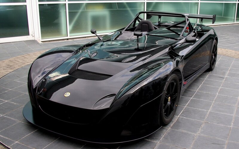 Black Race Car — Dramatic, Photograph, Targa Top