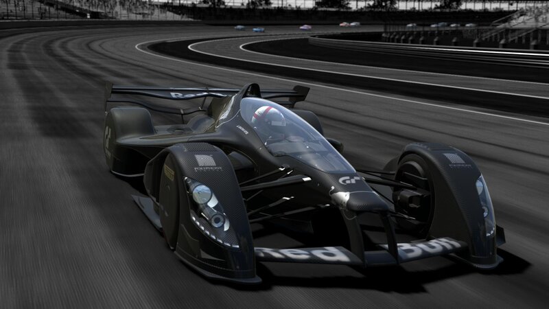 Black Race Car — Dynamic, 3d Render, Race Track, Driver