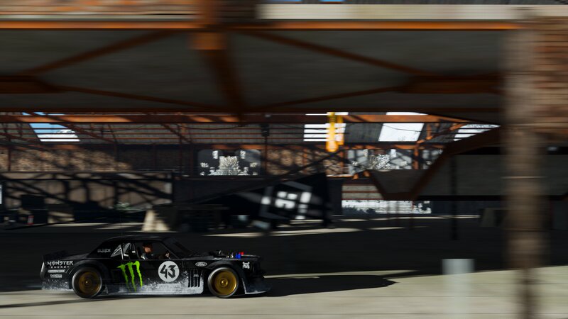 Black Race Car — Dynamic, Afternoon, 3d Render, Race Car