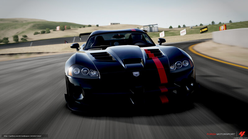 Black Race Car — Dynamic, Afternoon, 3d Render, Race Track, Hills