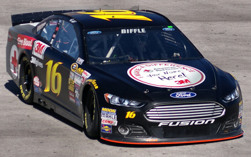 Black Race Car — Dynamic, Afternoon, Photograph, Ford Fusion