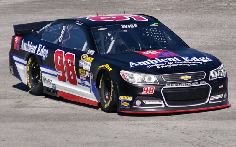 Black Race Car — Dynamic, Afternoon, Photograph, Number 98