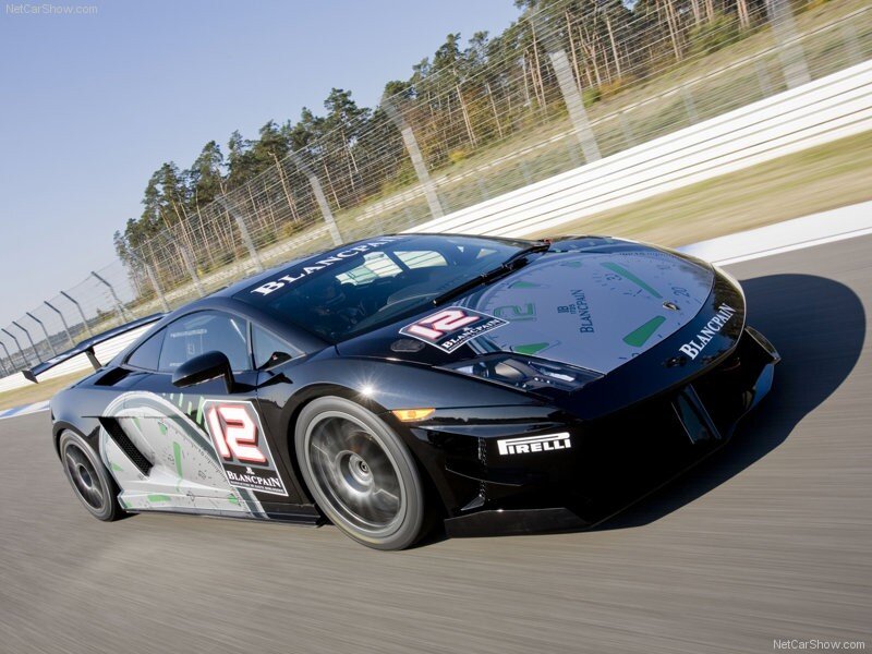 Black Race Car — Dynamic, Afternoon, Photograph, Race Track, Trees, Fence