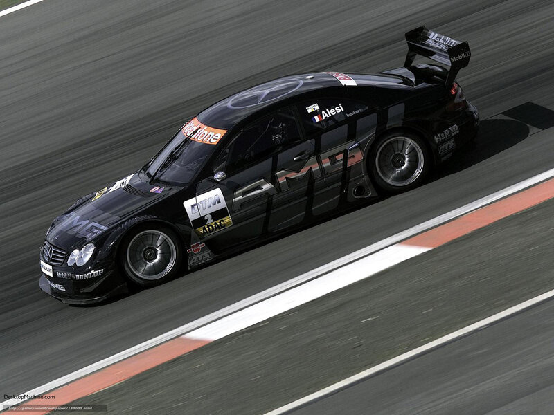 Black Race Car — Dynamic, Photograph, Race Track, Tire