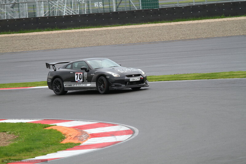 Black Race Car — Gray, Dynamic, Afternoon, Photograph