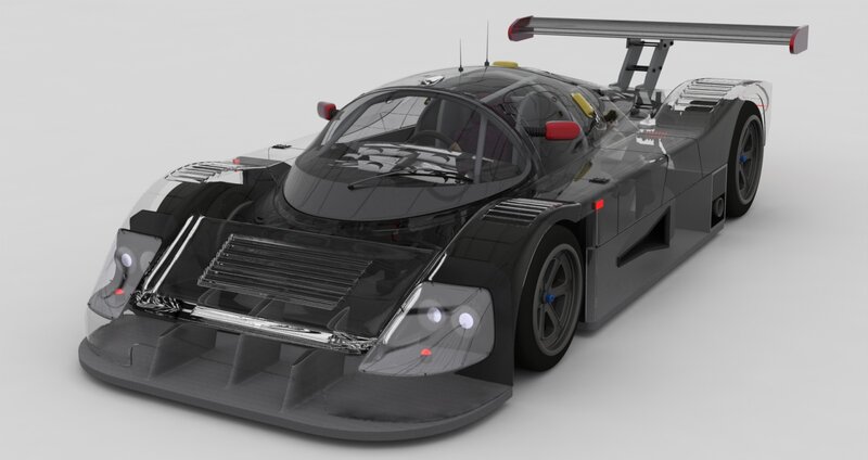 Black Race Car — Gray, Neutral