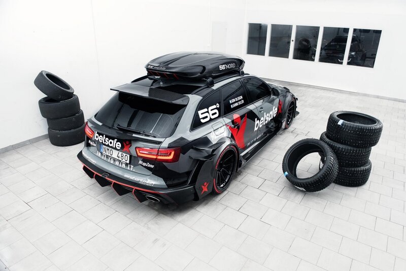 Black Race Car — Neutral, Photograph, Tires
