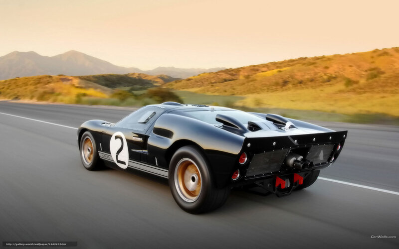 Black race car on a road