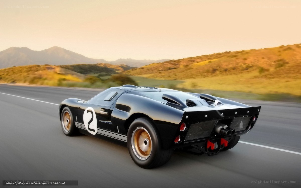 black race car on road