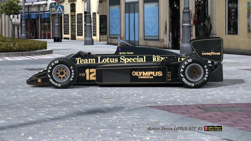 Black Race Car on Street