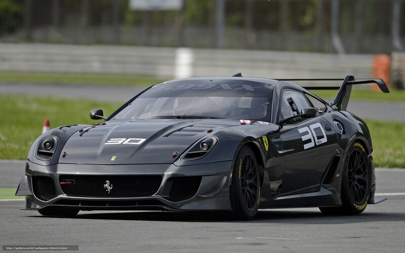 Black Race Car on Track — Gray, Dynamic