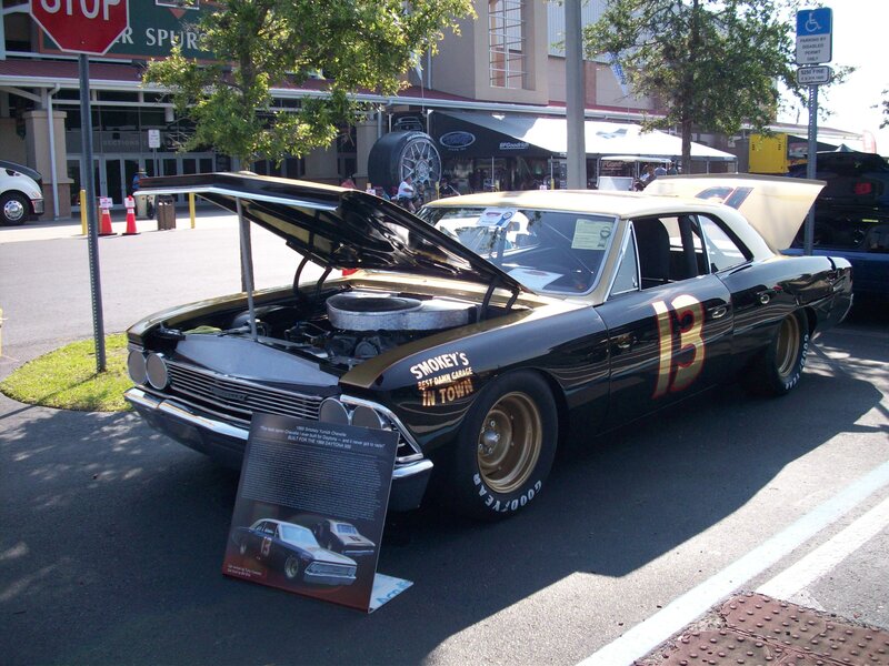 Black Race Car — Outdoor, Afternoon, Photograph, Sign