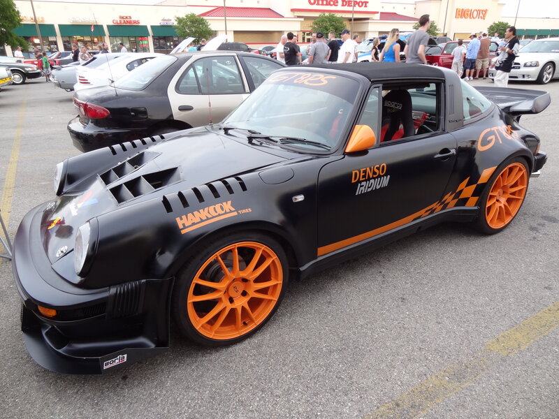 Black Race Car — Outdoor, Afternoon