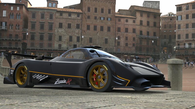 Black Racing Car — Calm