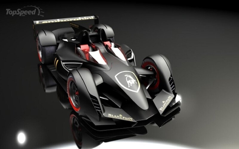 Black Racing Car — Dramatic