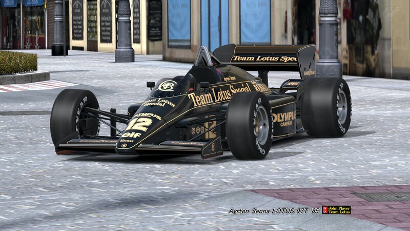 Black Racing Car on Street — Calm