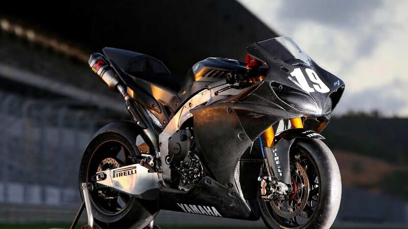 Black Racing Motorcycle — Dramatic