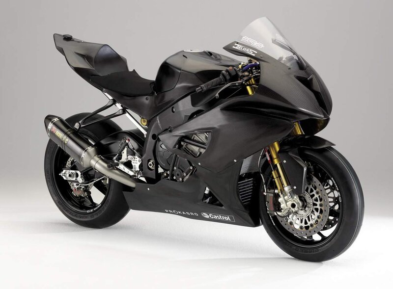 black racing motorcycle
