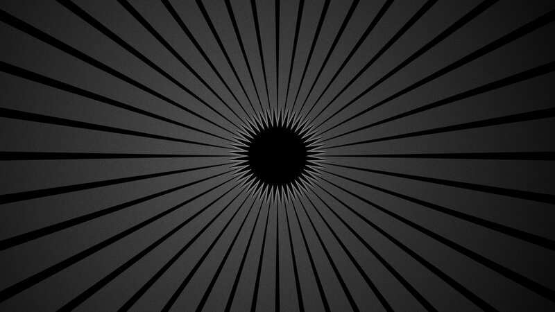 Black Radial Pattern