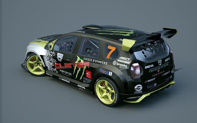 Black Rally Car — Aggressive