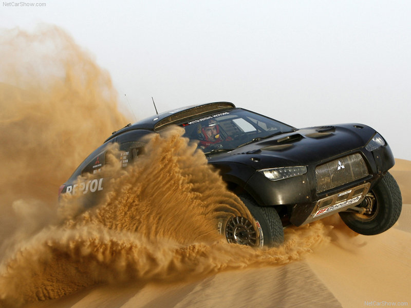 Black Rally Car — Brown