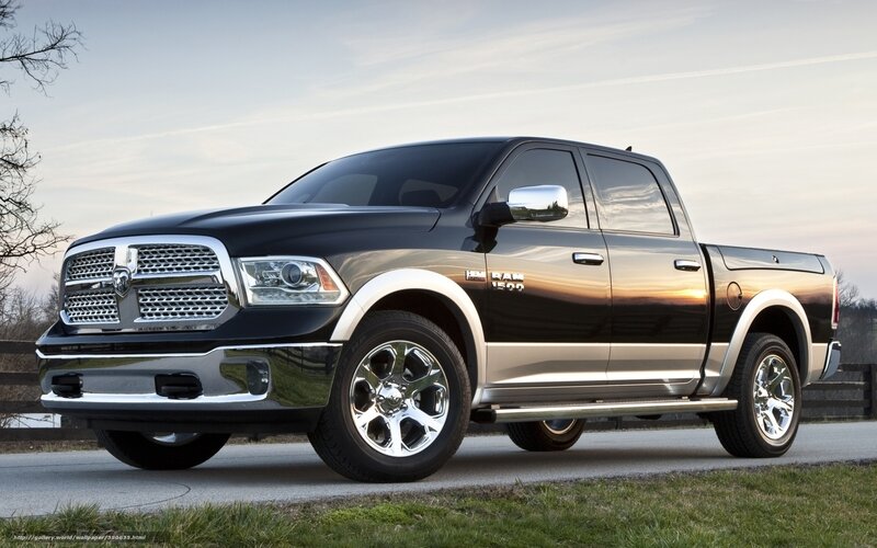 Black Ram 1500 Truck — Dramatic