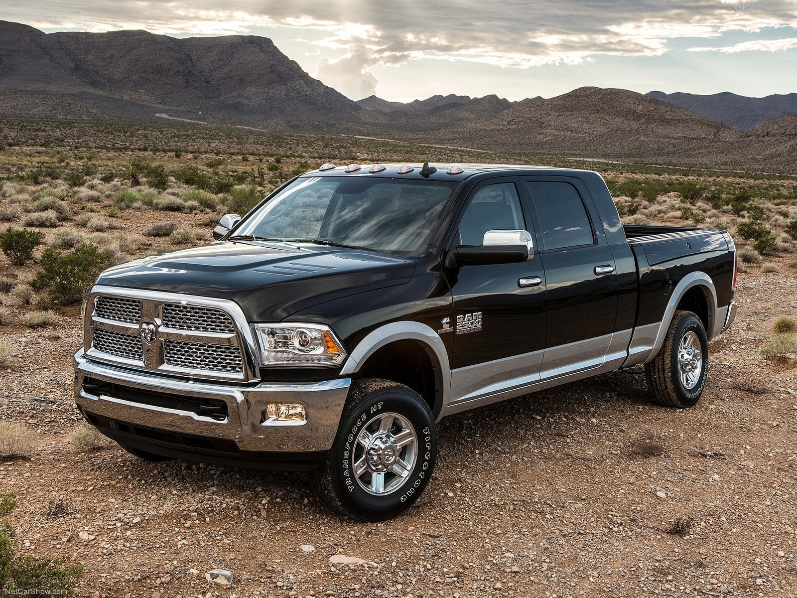 Black Ram 2500 in desert