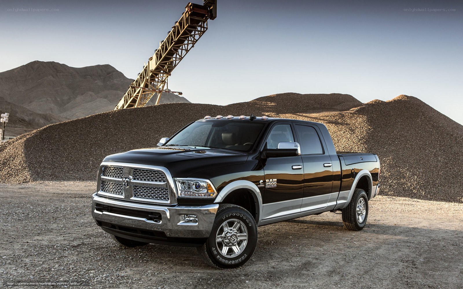 Black Ram 2500 in quarry