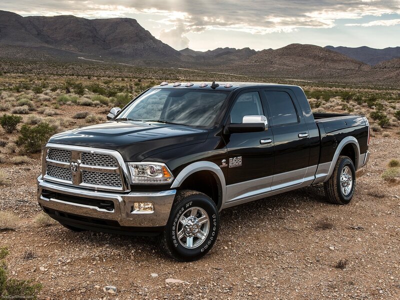 Black Ram 2500 Truck — Dramatic, Sunset