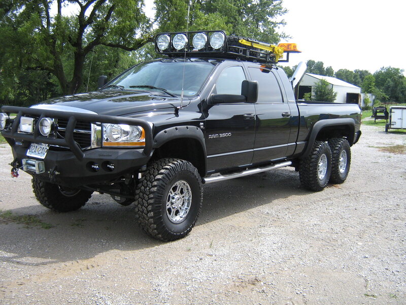 black ram 3500 dually truck