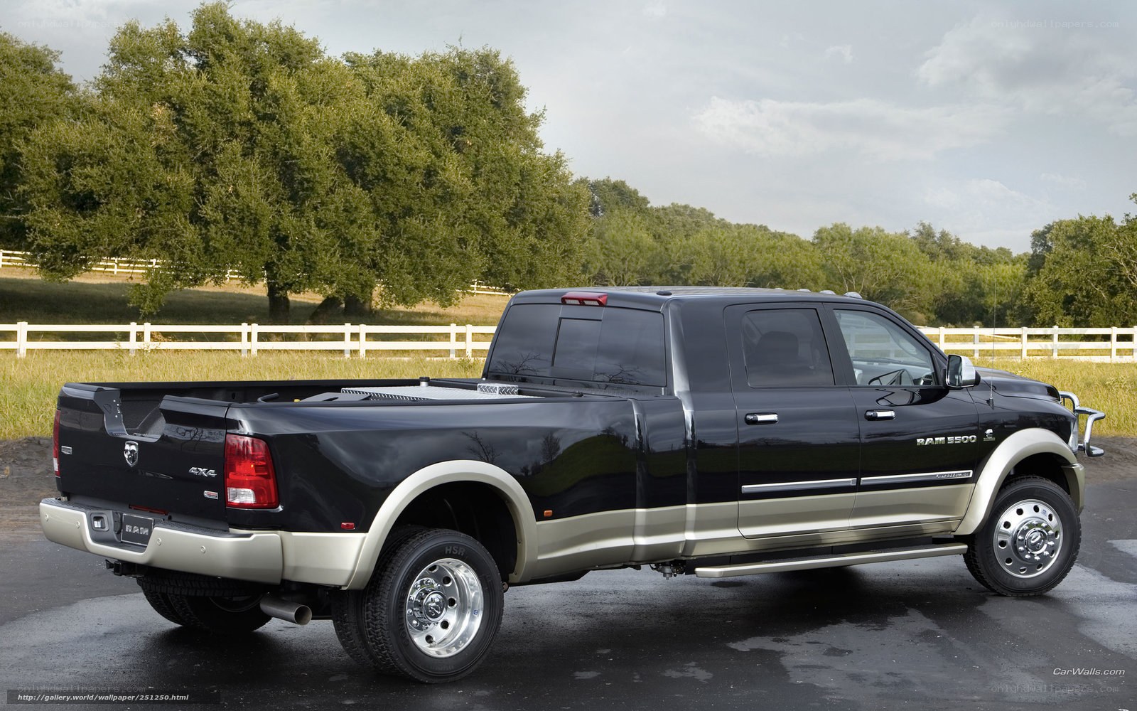 black ram 3500 dually truck