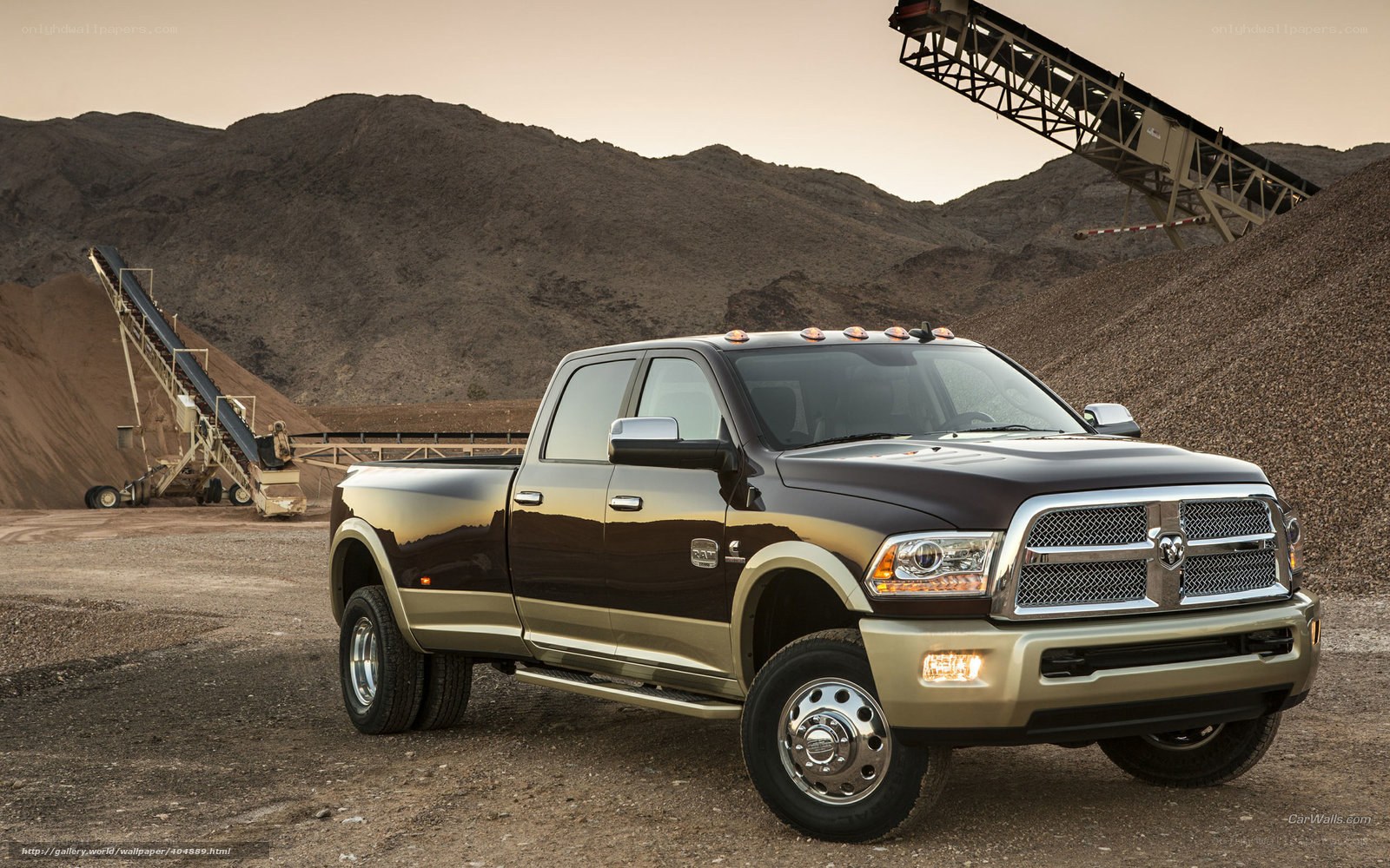 Black Ram 3500 in quarry
