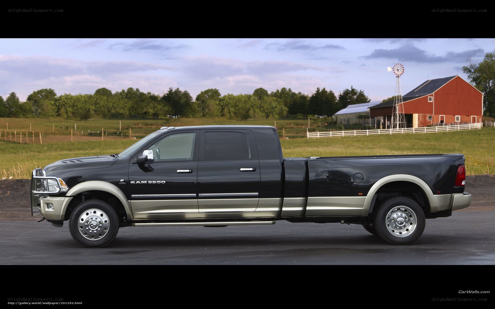 black ram 5500 pickup truck