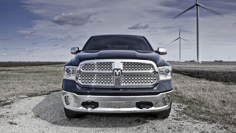 Black Ram Pickup Truck — Gray