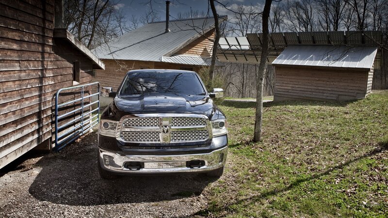 Black Ram Pickup Truck — Rural