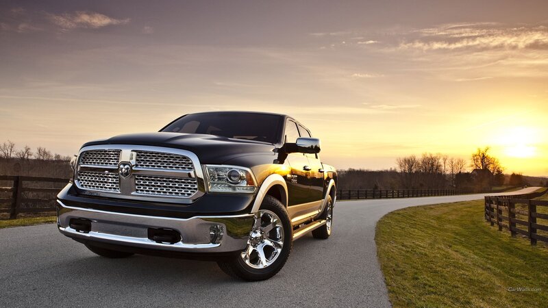 Black Ram Pickup Truck — Serene