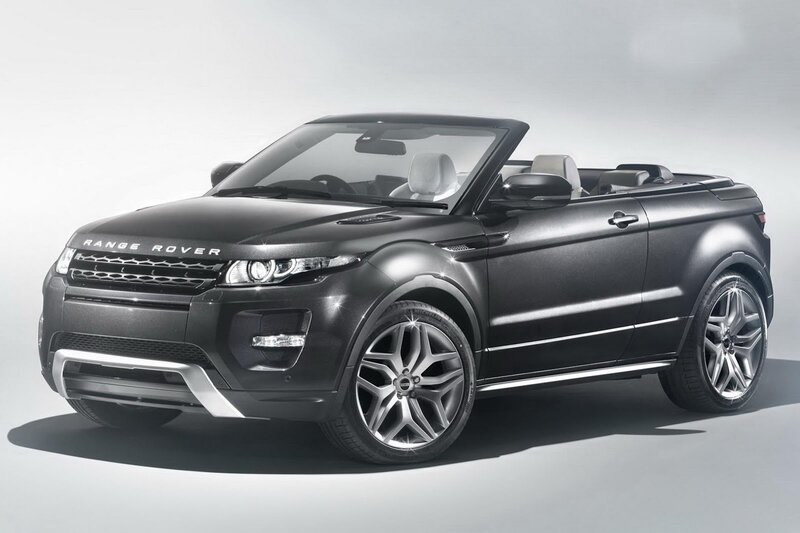 Black Range Rover Convertible