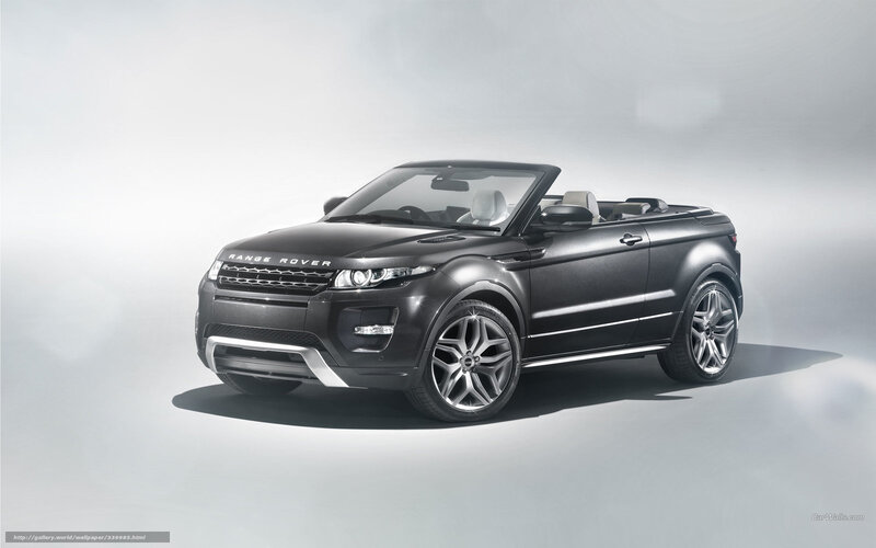 Black Range Rover Convertible