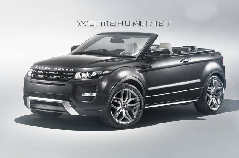 Black Range Rover Evoque — Dramatic