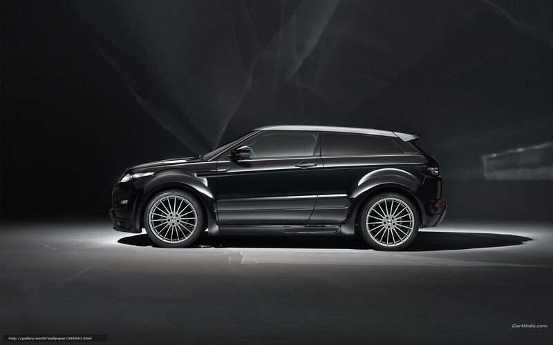 Black Range Rover Evoque