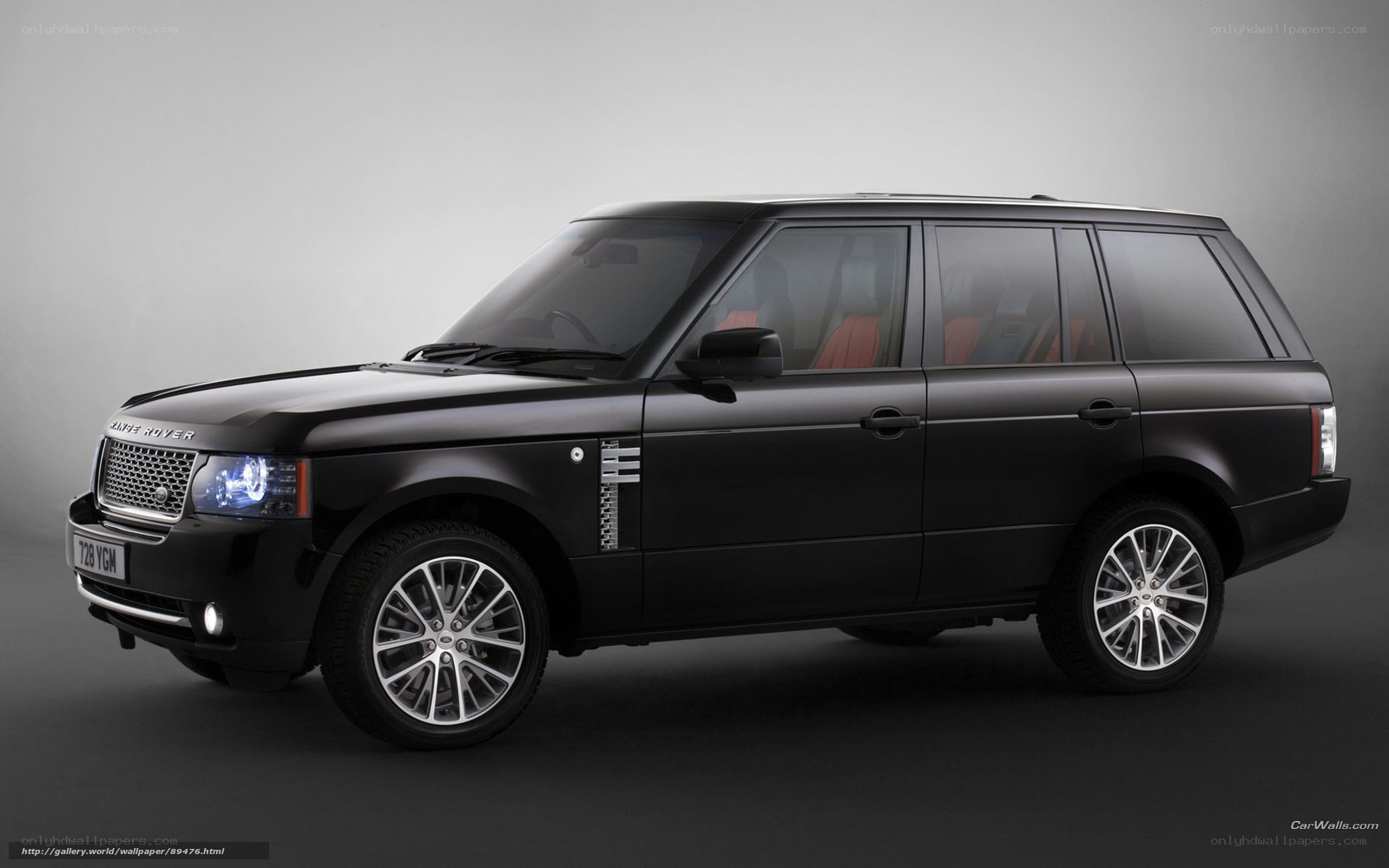 Black Range Rover luxury SUV